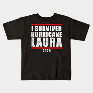 I Survived Hurricane Laura Kids T-Shirt